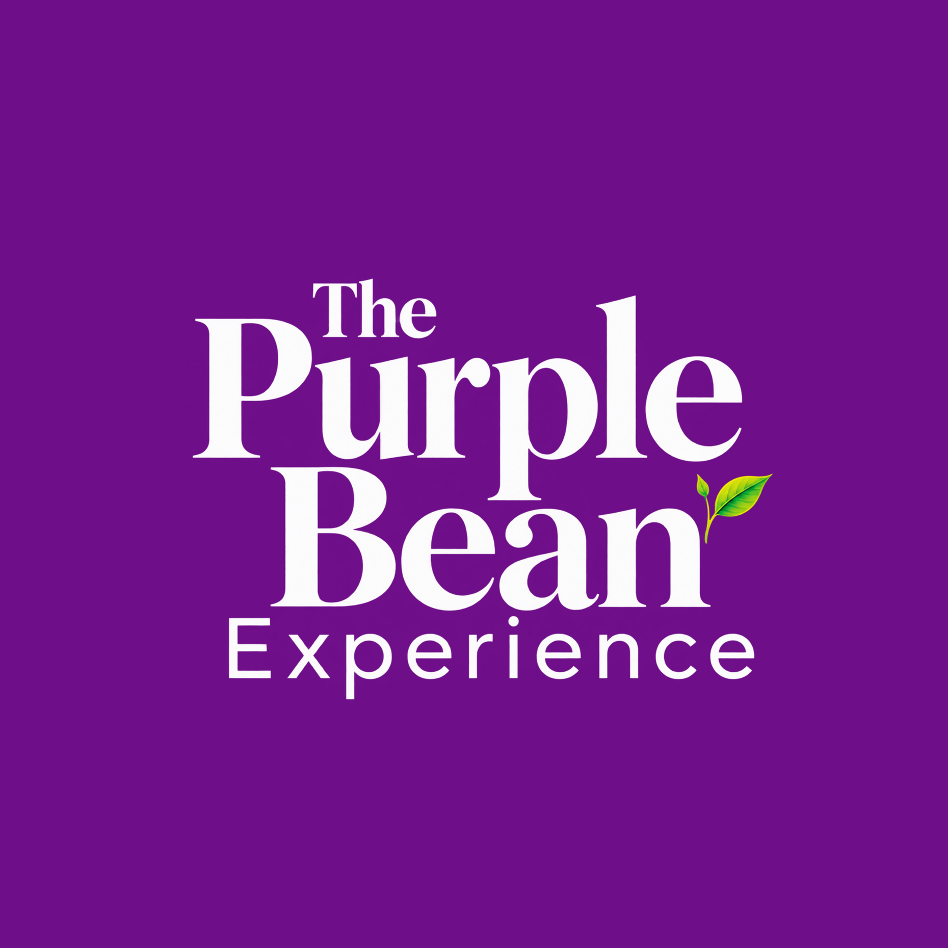 The Purple Bean Experience Logo The Purple Bean Experience logo.